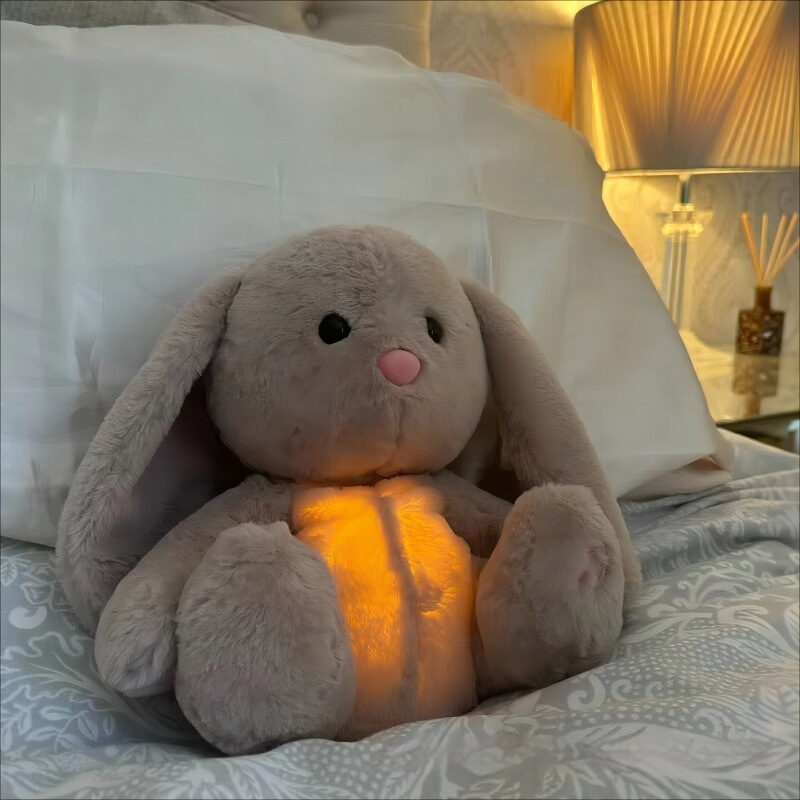 Breathing Rabbit Soothing Sensory Plush Toy With Relieve