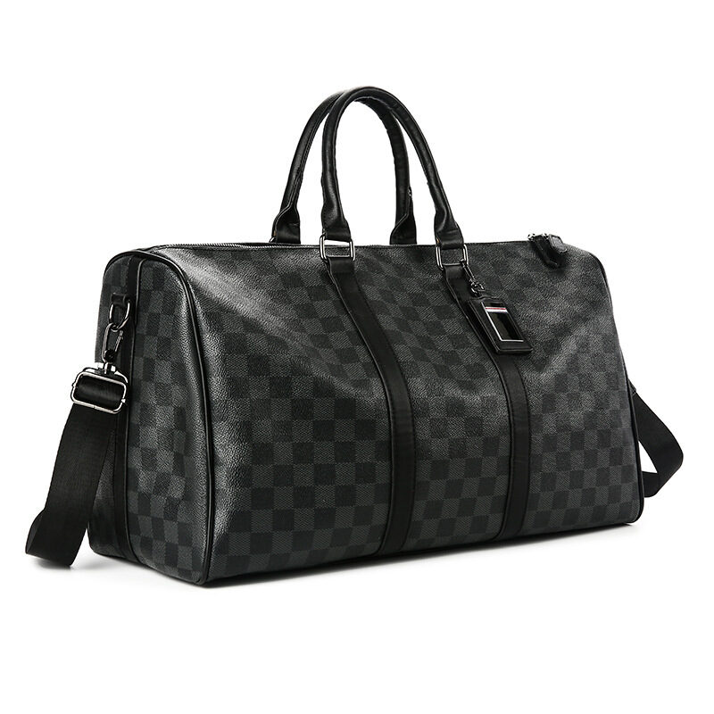 Large Capacity Short Distance Crossbody Bag Korean Plaid