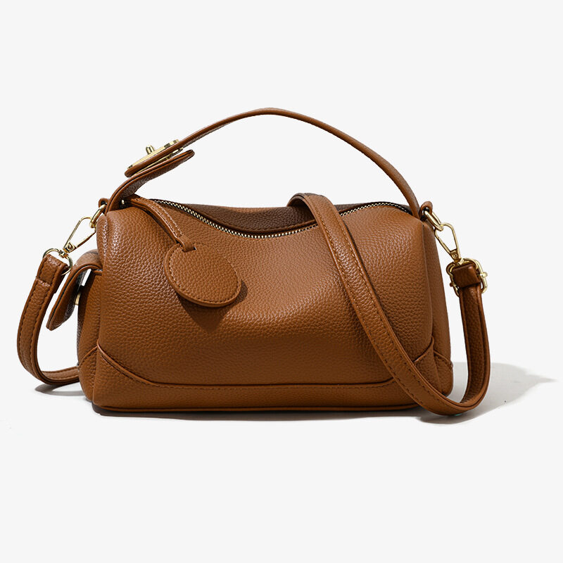 Crossbody Soft Leather Large Capacity Pillow Bag Women's