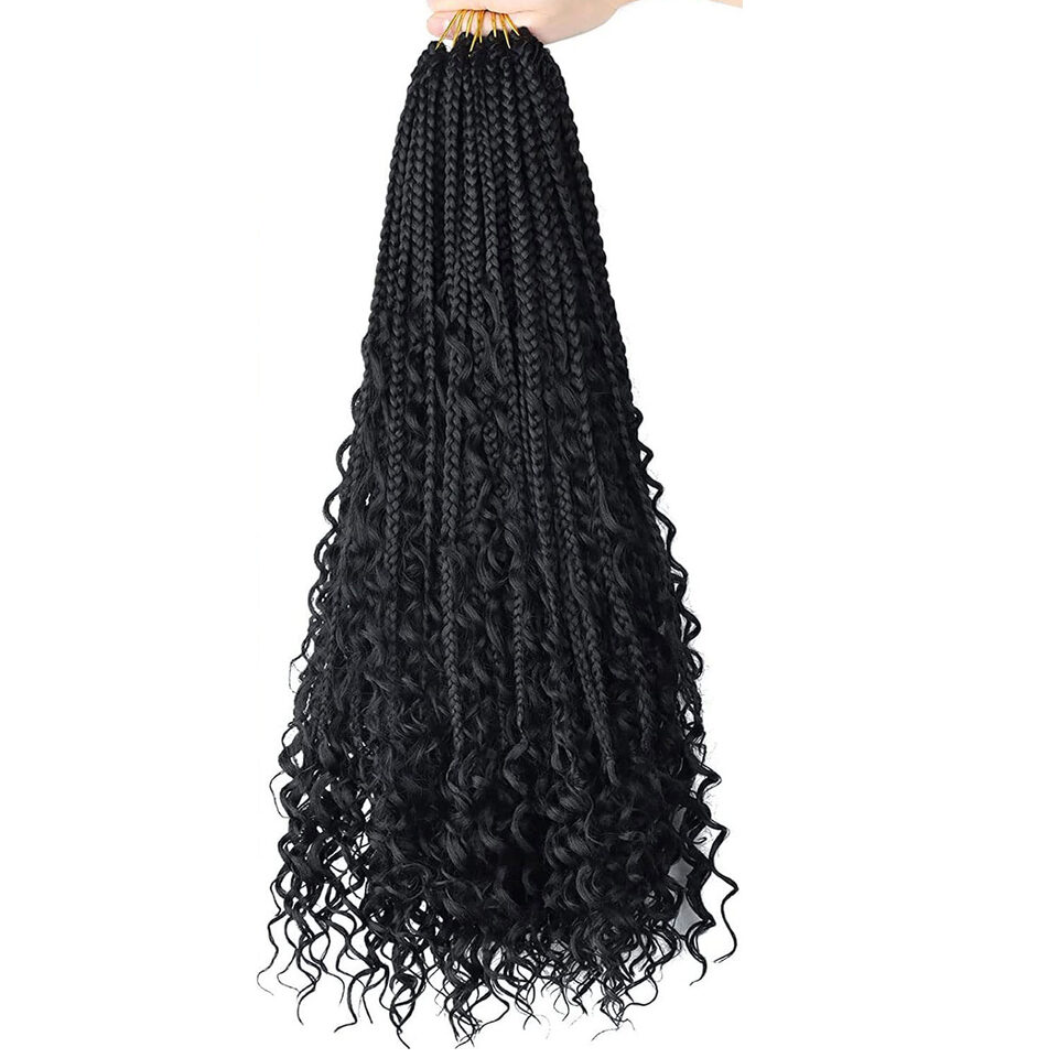 Chemical Fiber Hair Three-strand African Braid Crochet