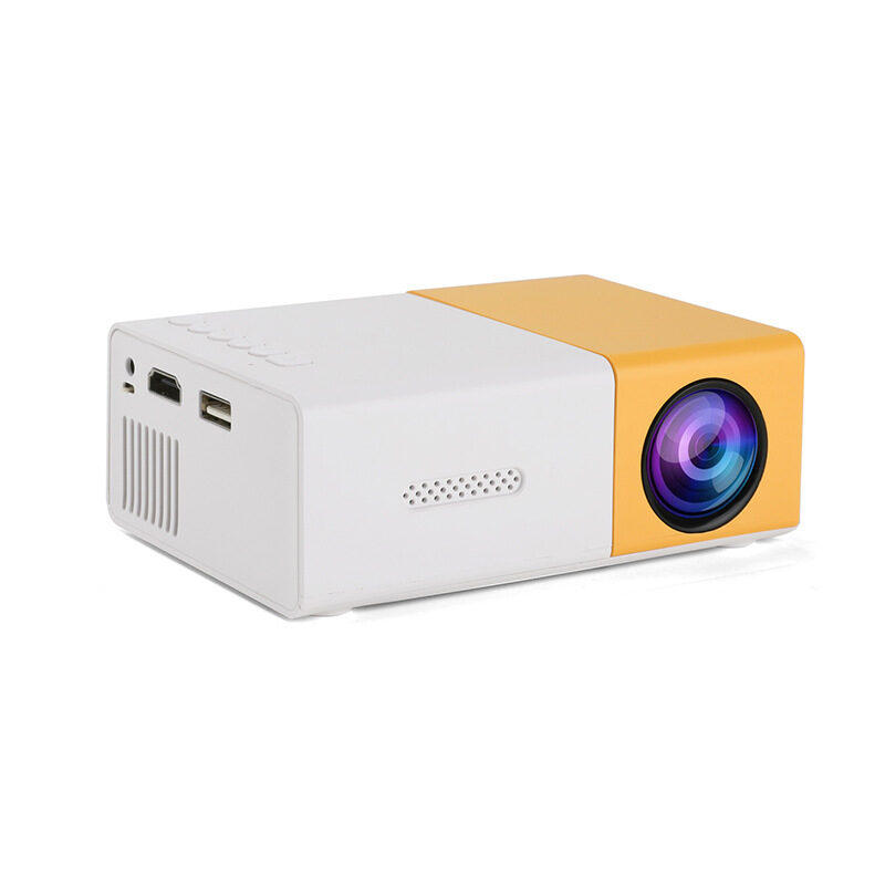 Projection Factory Hot Mini-portable Projector Yg300 Small Yellow