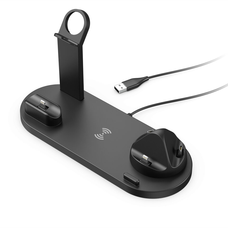 Mobile Phone Wireless Charger Headset Recharge Stand Watch