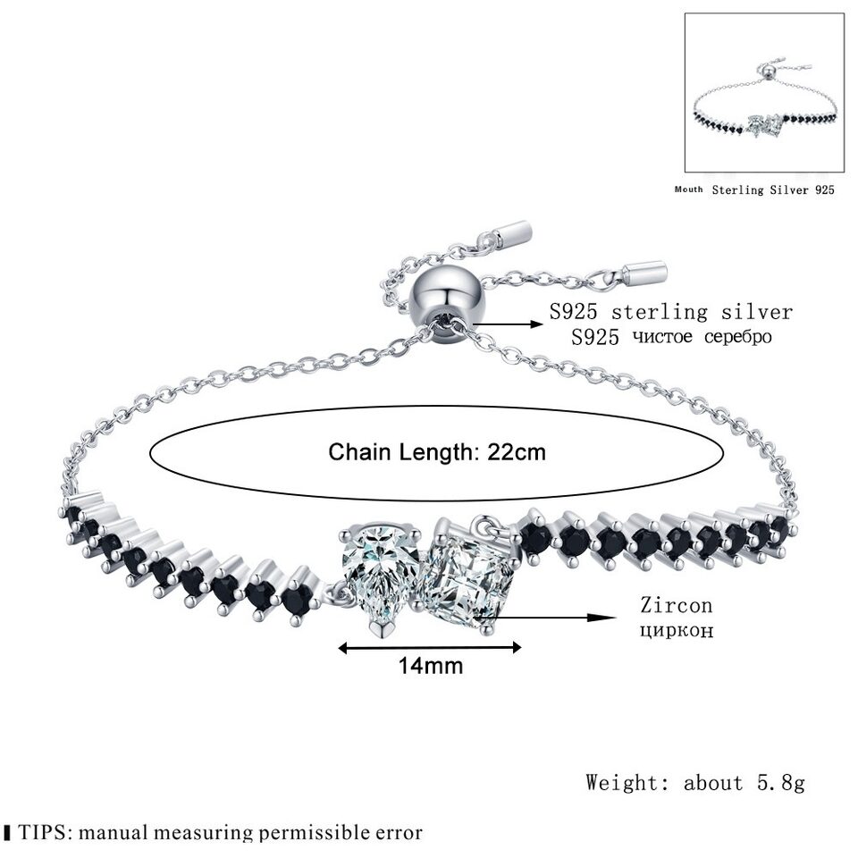European And American Fashion Women's Diamond Bracelet Micro