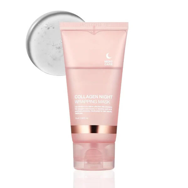 Face Night Mask Collagen Wrapping Natural Ingredients Firming