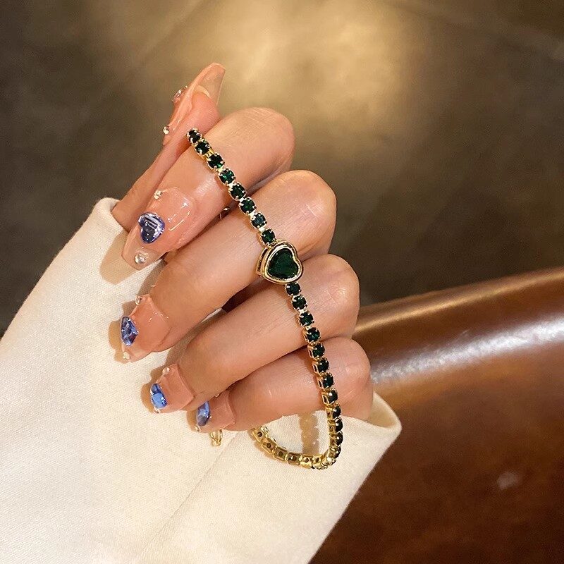 Fashion Jewelry Zircon Geometric Square Bracelet South Korea