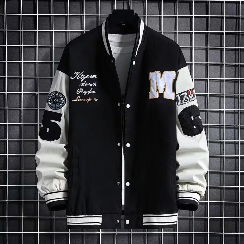 Men's Baseball Jacket Fashion Casual Letter Number Print
