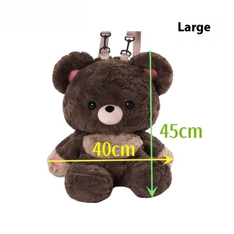 Couple's Bag Love Bear Cute Versatile Plush Shoulder