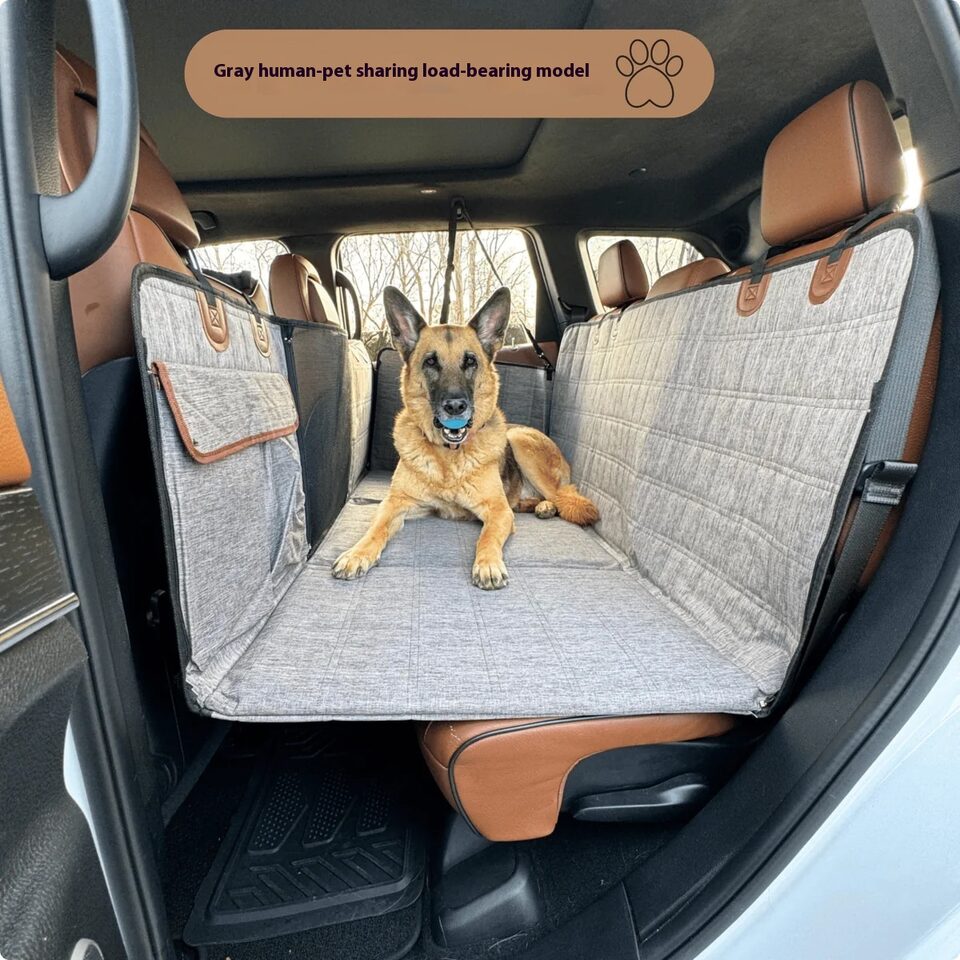 Widened Support Plate Car Dog Bed Rear Seat