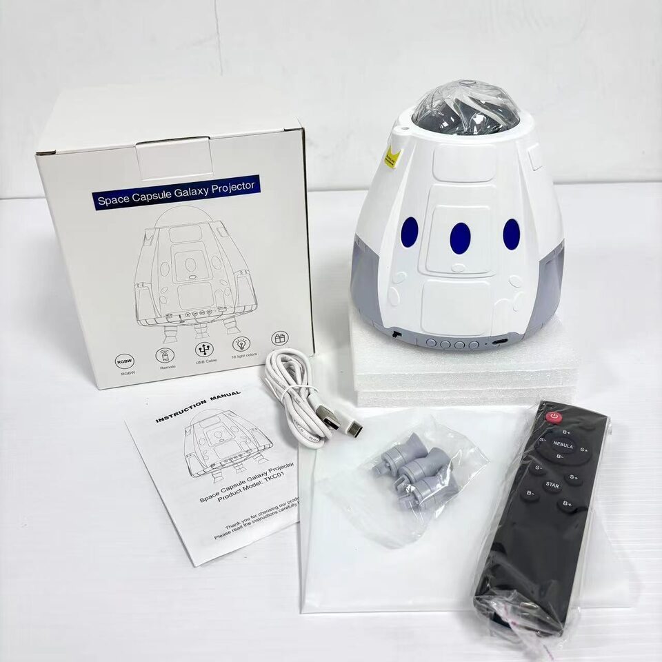 Creative USB Space Capsule Starry Atmosphere Projection Lamp