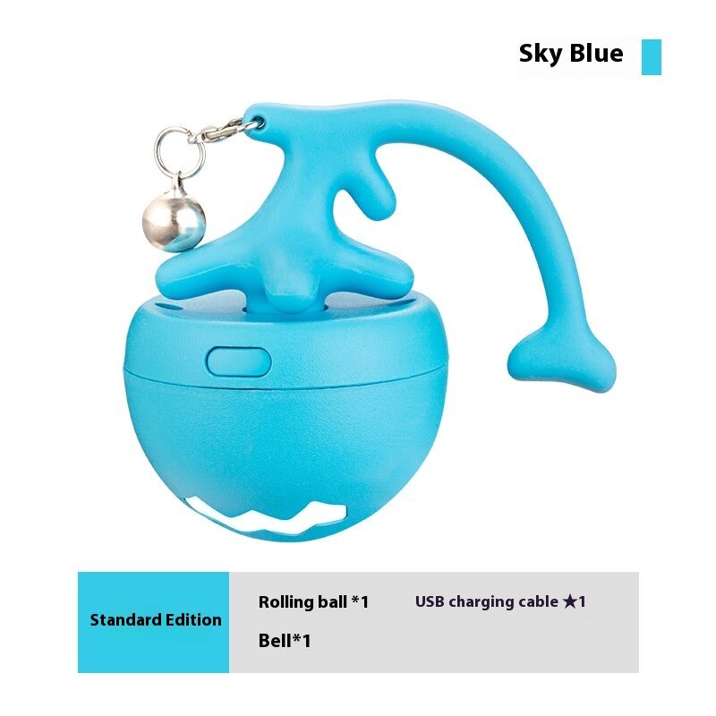 Smart Interactive Cat Toy Ball USB Rechargeable Moving