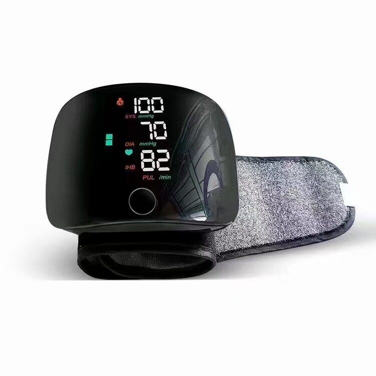 Wrist Sphygmomanometer Rechargeable Blood Pressure Meter Eter Smart