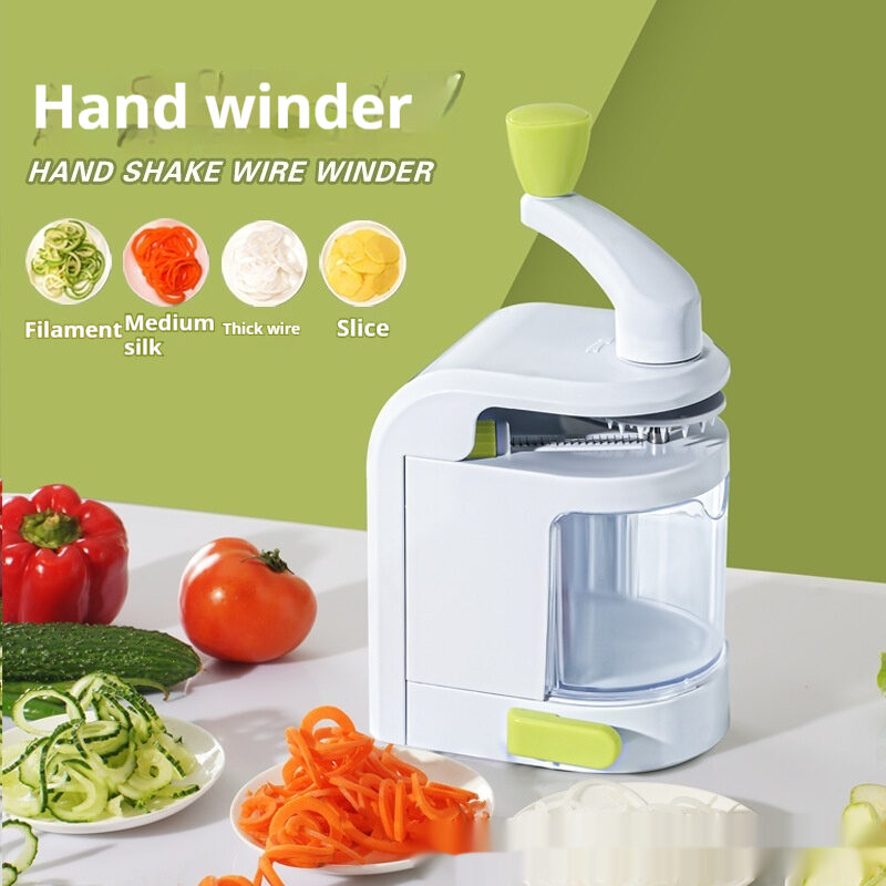 Vegetable Grater Potato Spiral Slicer Whirlwind Fruit Machine