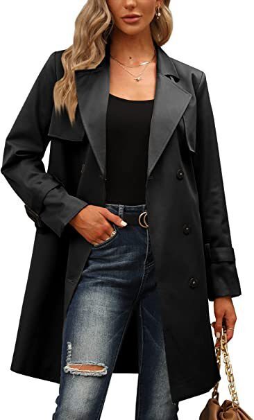 European And American Autumn Women's Double Breasted Fashion