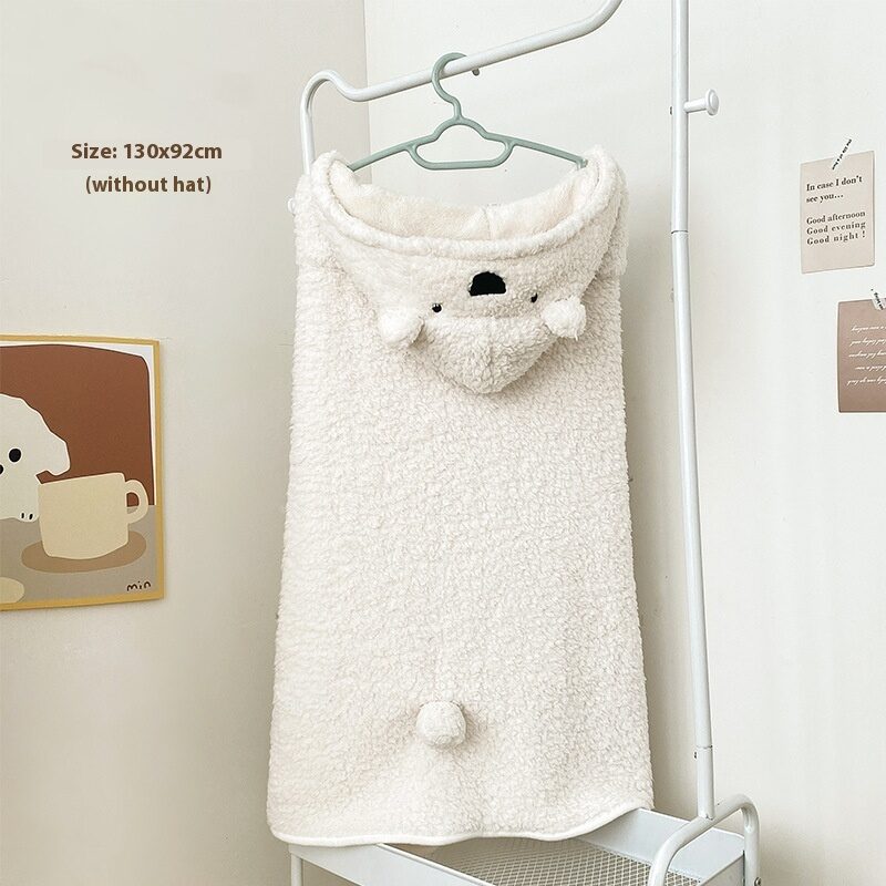 Cartoon Bear Plush Gloves Thickened Warm And Cute