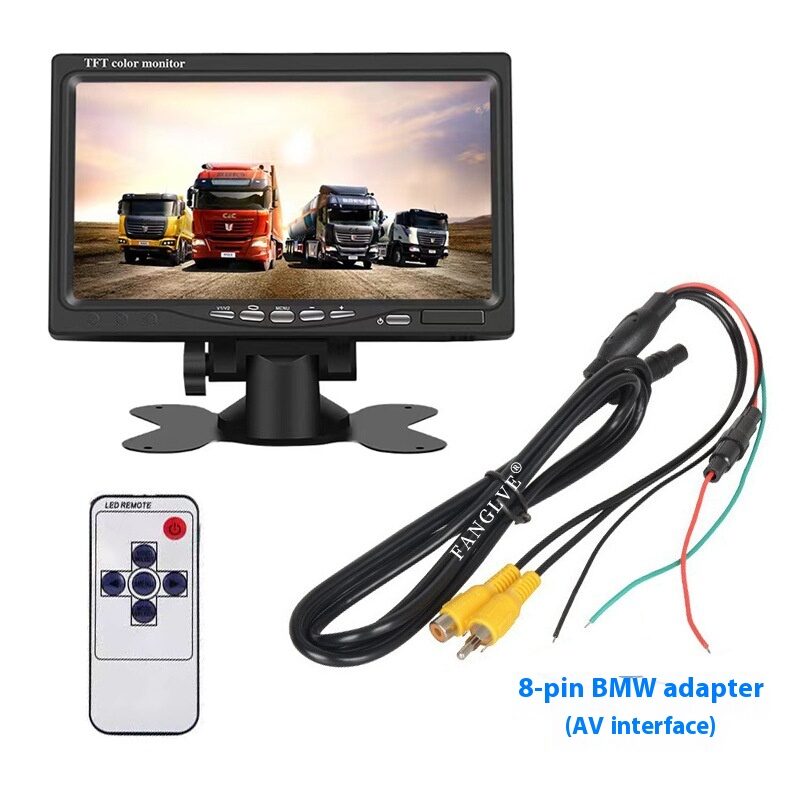 7-inch Car Monitor Desktop Reversing Display