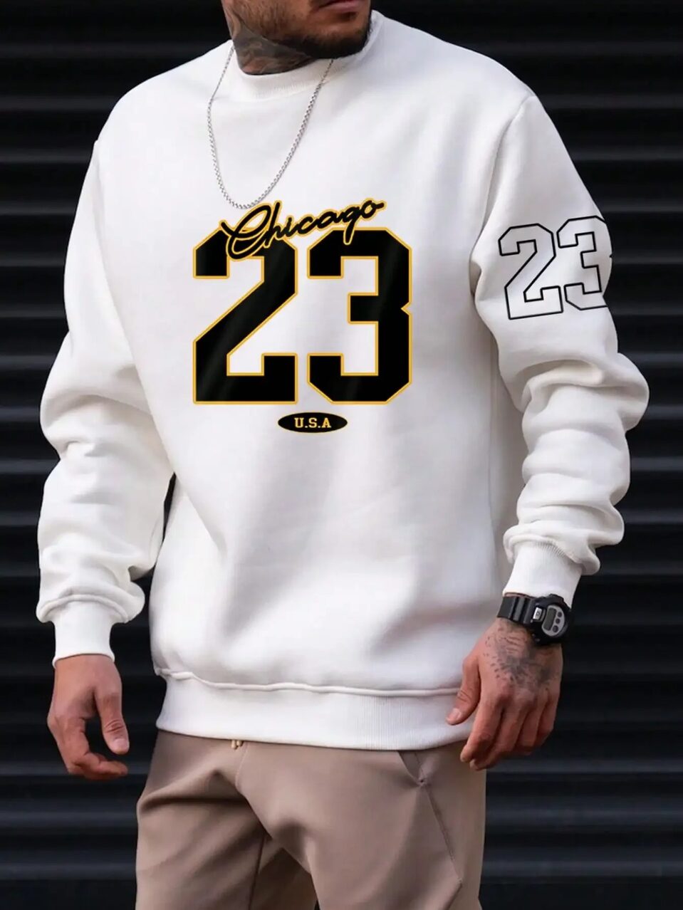 Art Letter Design Man Clothes Set Style Fleece