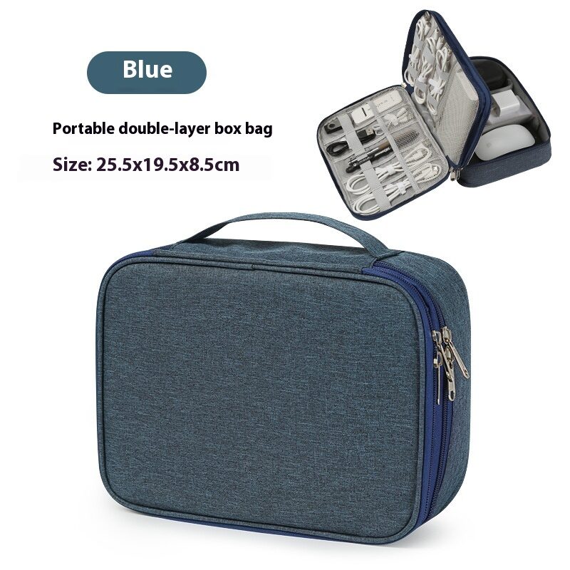 Data Cable Storage Bag Mobile Power Box Travel