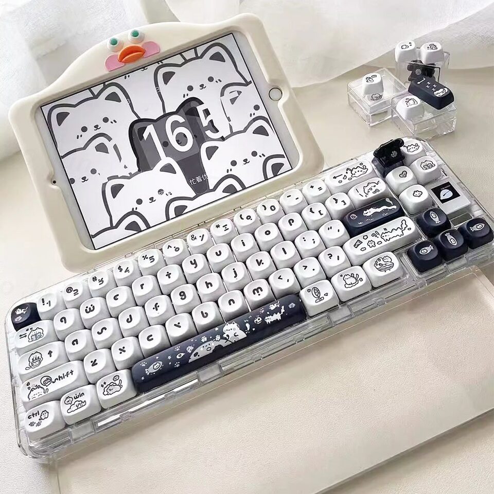 Kitten's Fantasy Key Cap MOA Height Flat Chest