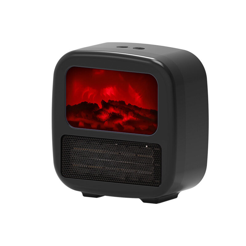 Household Electric Heater Warmer Portable 3D Anti-real Flame