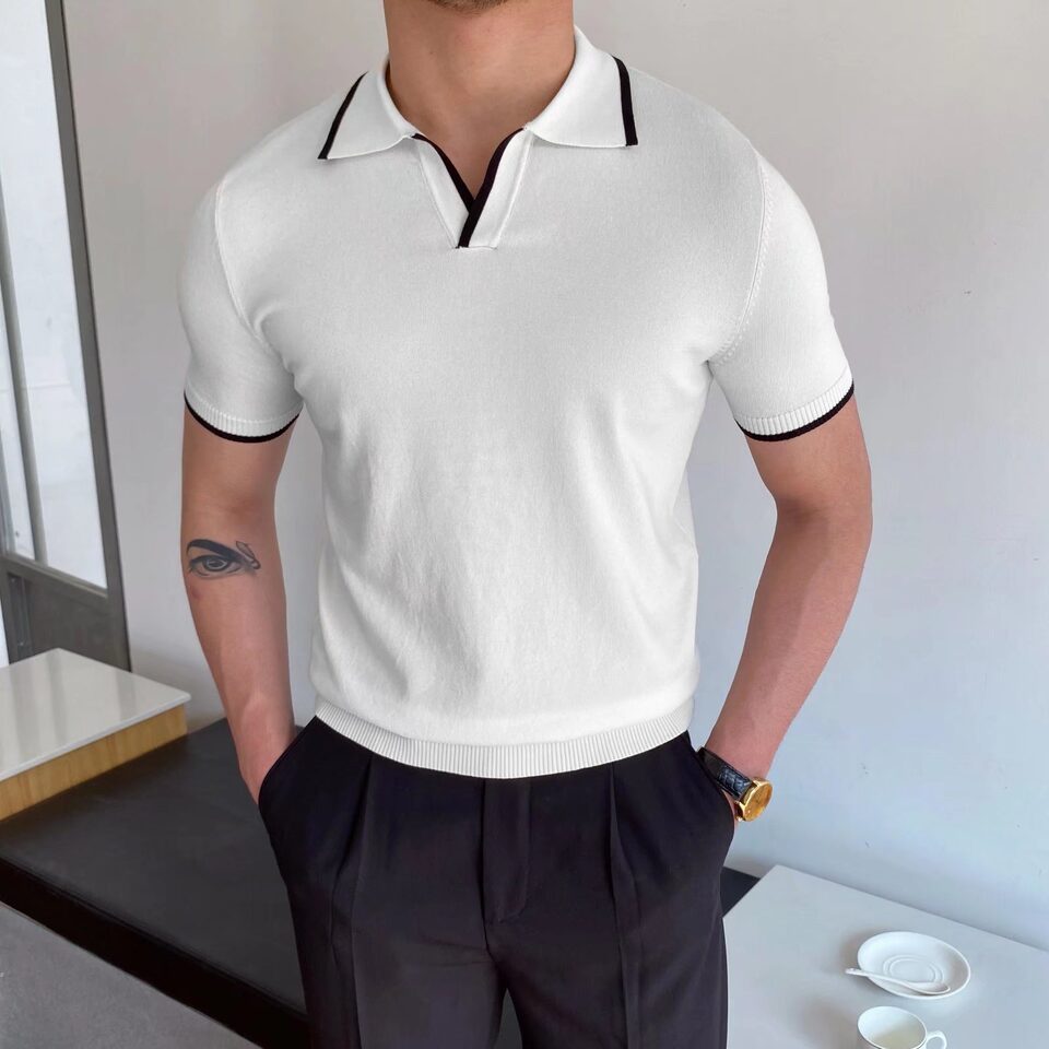 Casual Polo Collar Shirt For Men