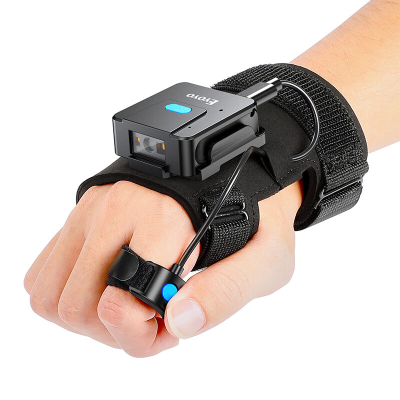 Portable Two-dimensional Wrist Barcode Scanner Gloves Bluetooth