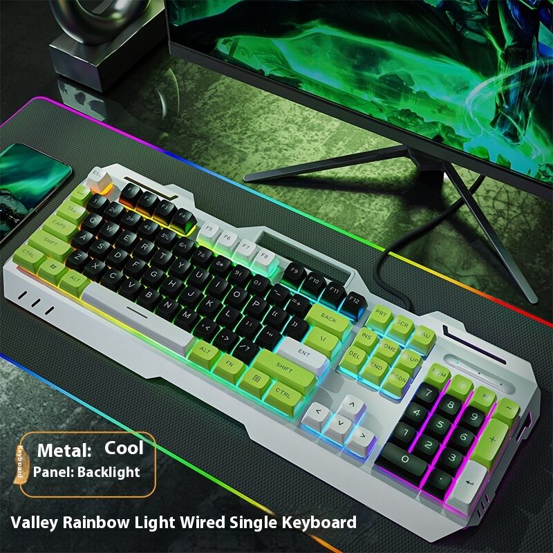 Keyboard Wired Mechanical Feeling Gaming Electronic Sports Desktop