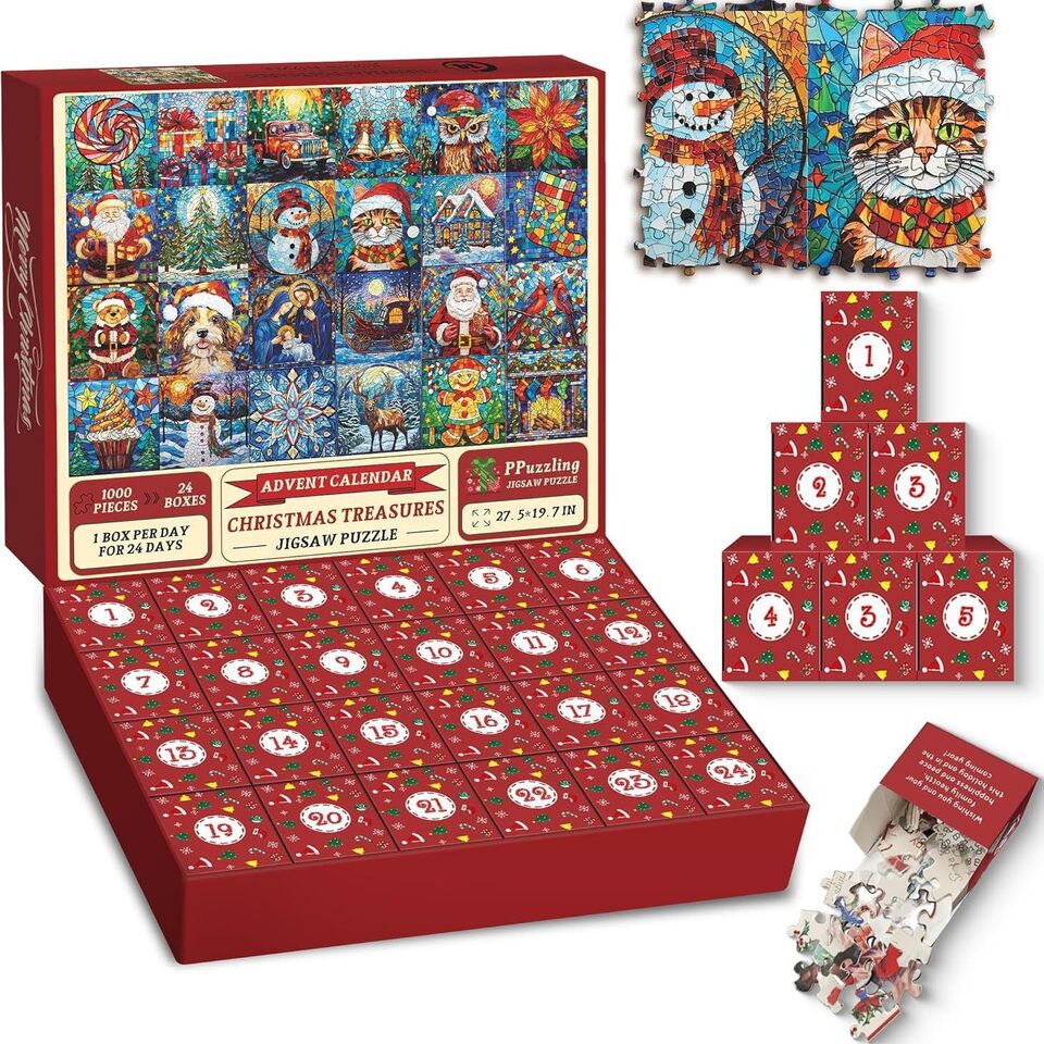 Christmas Puzzle Countdown Calendar