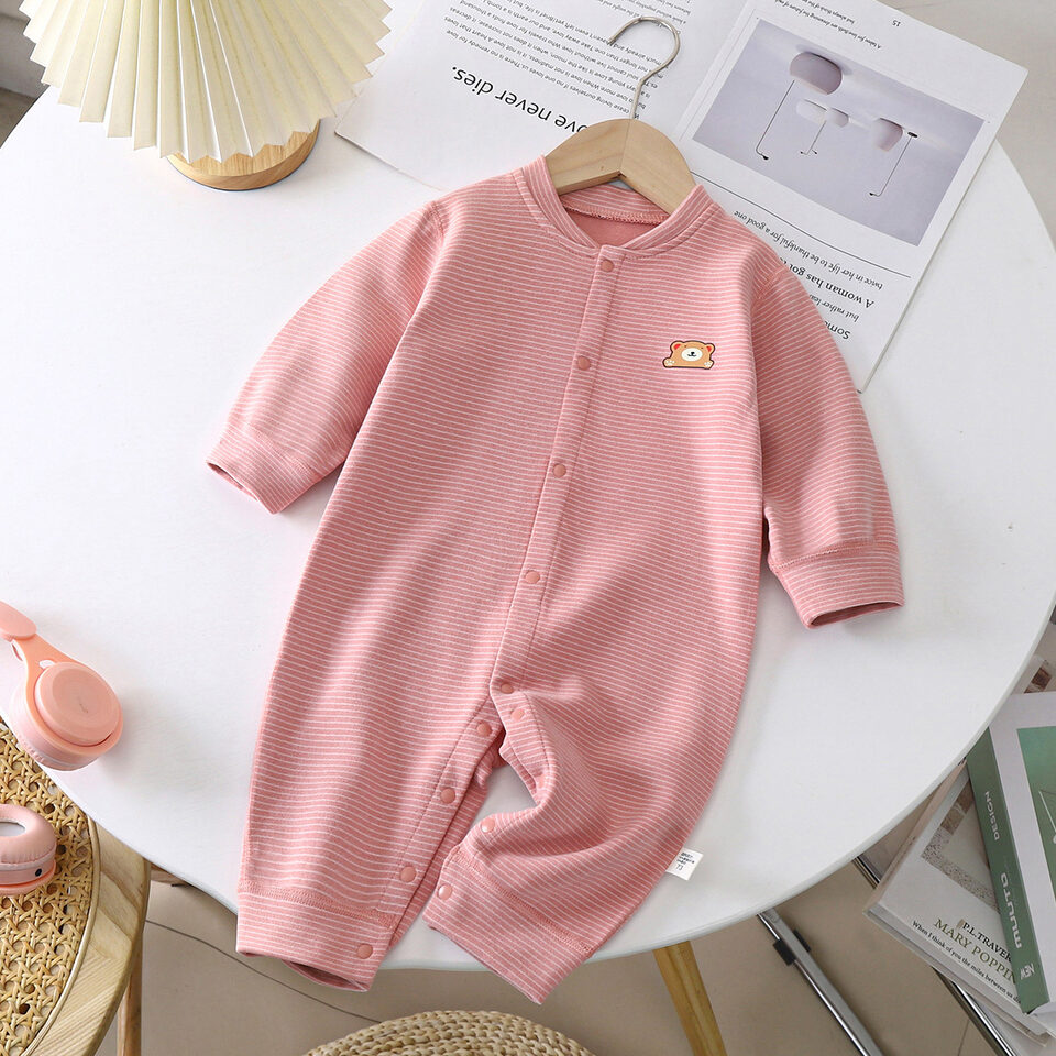 Baby Dralon Jumpsuit Striped Romper