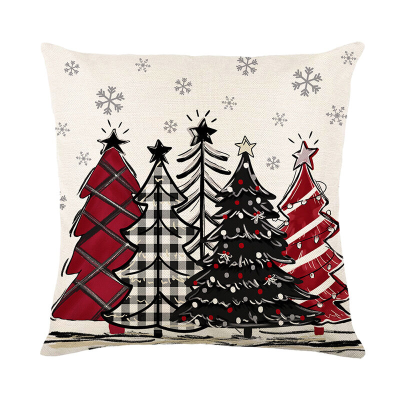 Christmas Cushion Cover Pillowcase Merry Decor For Home