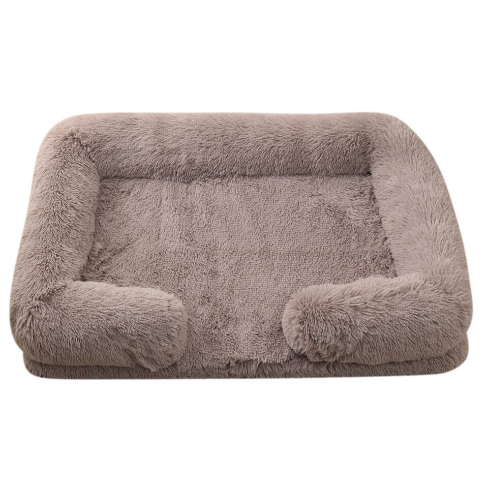 Plush Round Pet Bed Dog Winter