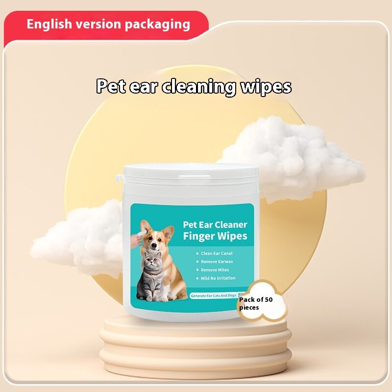 Disposable Pet Cleaning Products Teeth Wipes Ear Care