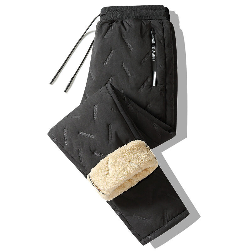 Winter Sweatwear Men Plush Thick Fleece Sweatpant Lambswool