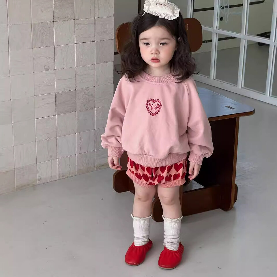Baby Sweater Two-piece Korean Children's Clothing Autumn