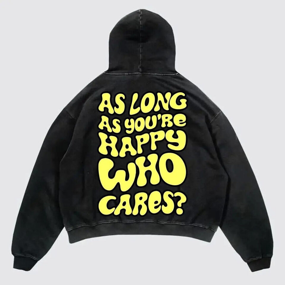 Letter Streetwear Hoodie Sweatshirt High Street