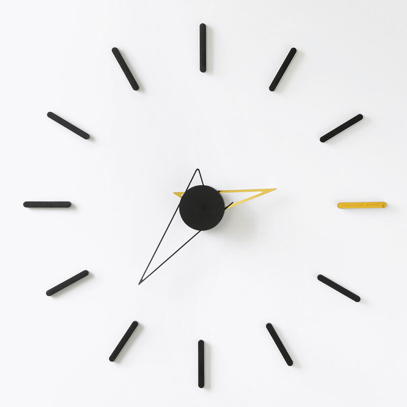 Wozoom House Quasi Background Wall Decoration Clock Living