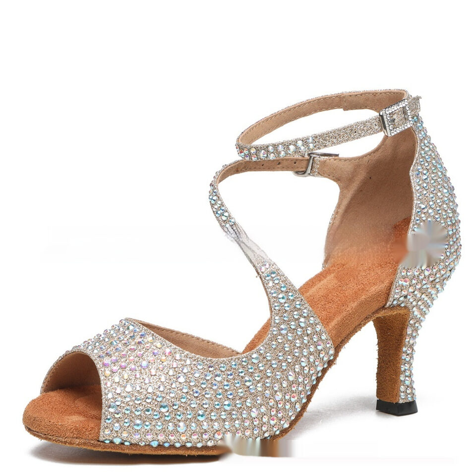 Women's Latin Dance Mid-high Heel Shoe Women