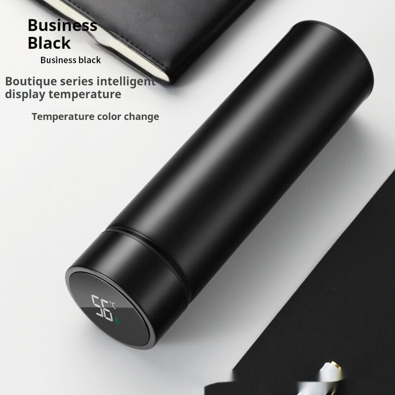 Smart Temperature Display High-grade Insulated Bottle Portable Large