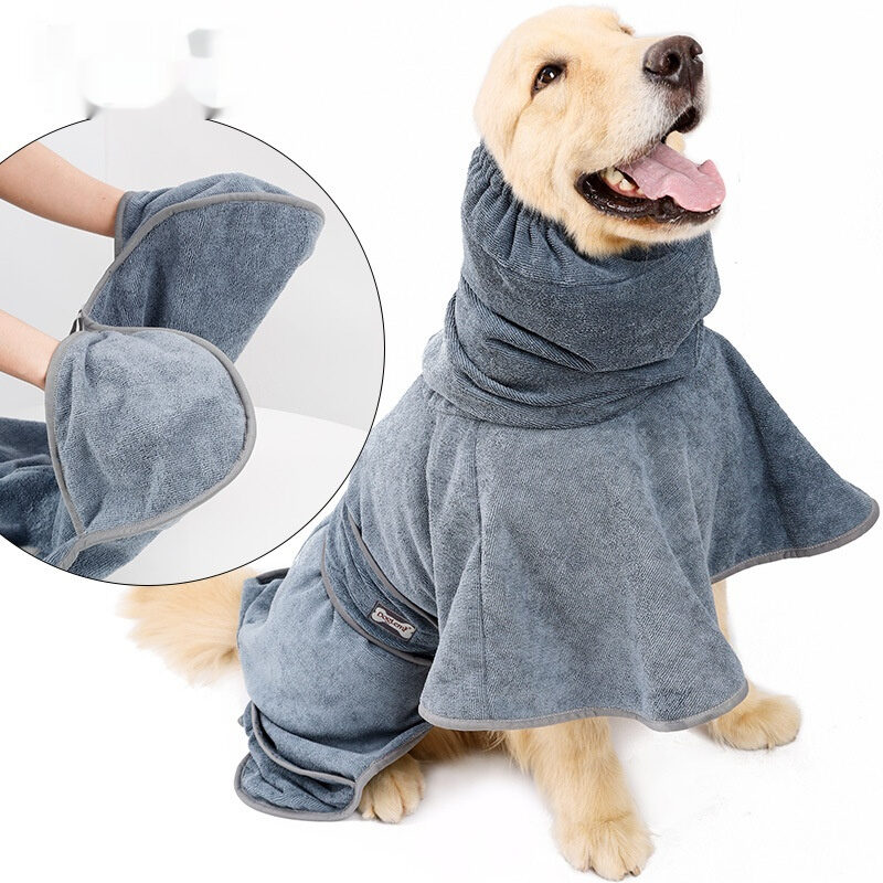 Pet Cotton Dog Bath Towel Strong Water-absorbing Quick-drying