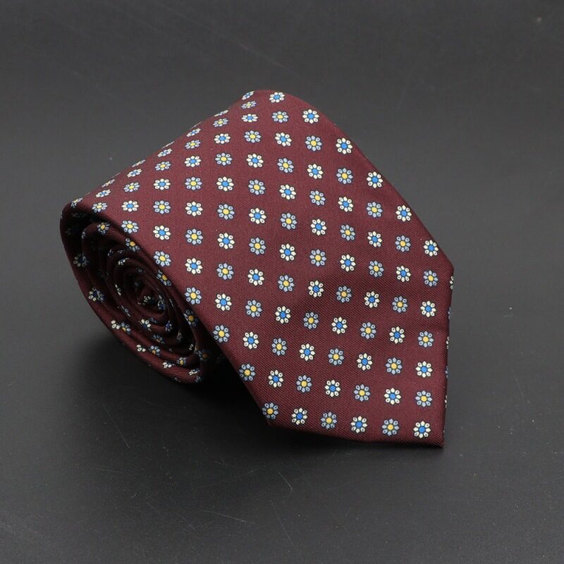 Super Soft Bohemian Silk Ties Men's Fashion 75mm