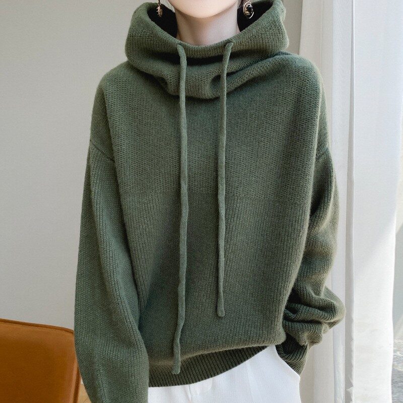 Women's Sweater Thicken Lazy Style All-match Long-sleeved Autumn