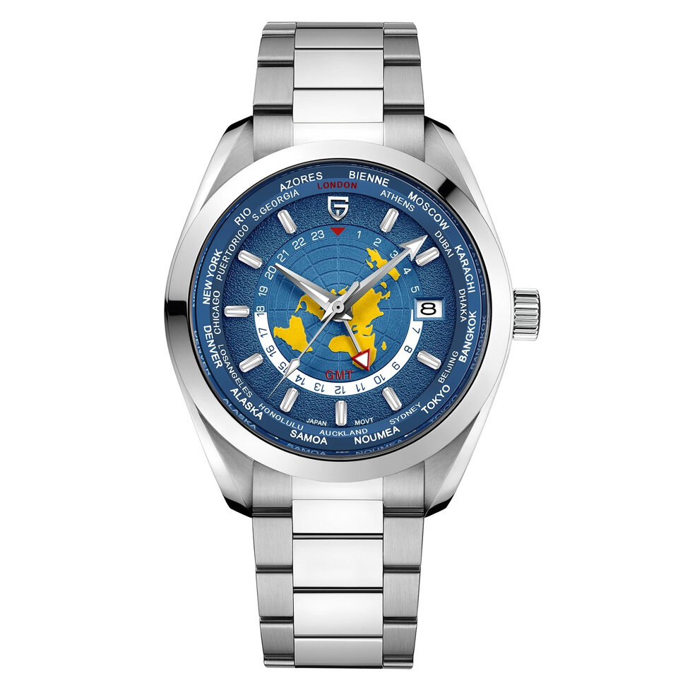Men's Multifunctional Mechanical GMT Dual Time Zone Luminous