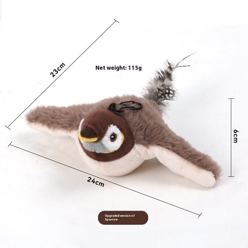 Interactive Cat Plush Toys For Indoor Cats Automatic