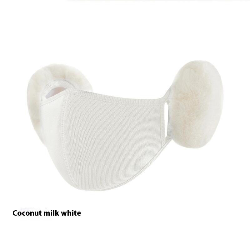 Cloud Warm Mask Winter Female Plush Cute Ear