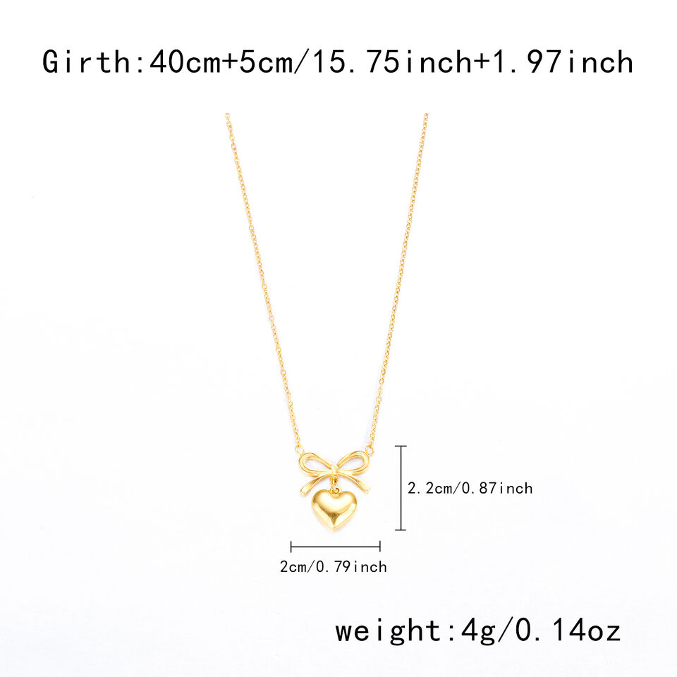 Stainless Steel New Fashion Fine Waterproof Jewelry Love