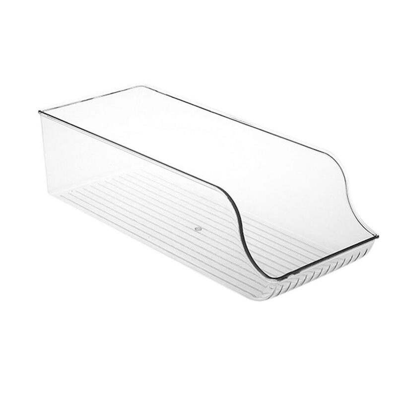 Refrigerator Organizer Beverage Transparent Holder For Fridge Freezer