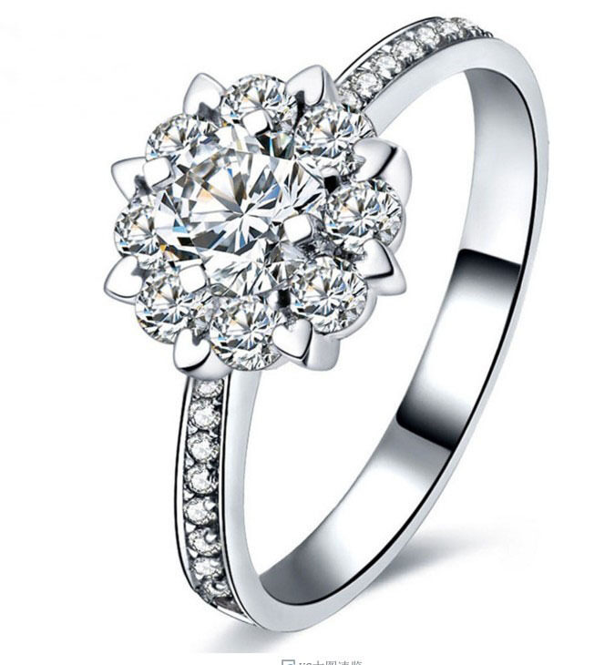 Micro Carat Engagement And Wedding Ring Female Proposal