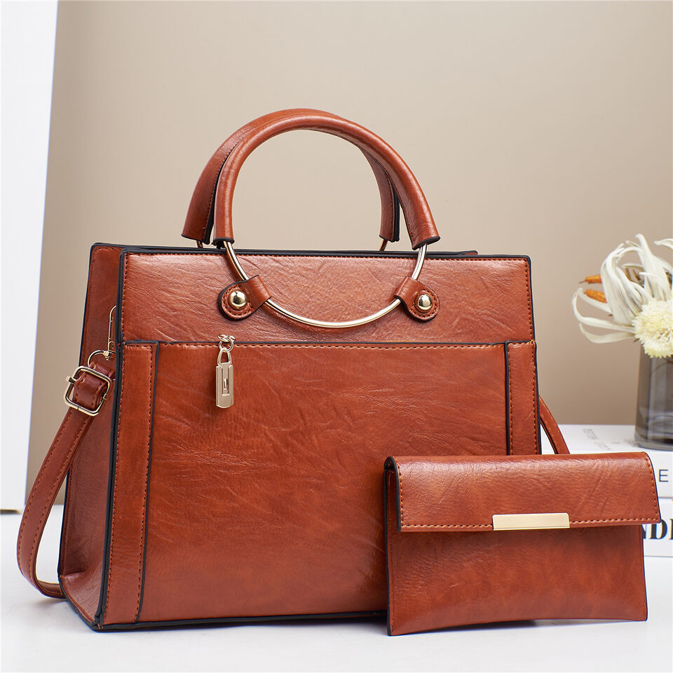 Large Capacity Bag Women's Special-interest Design Handbag Two-piece