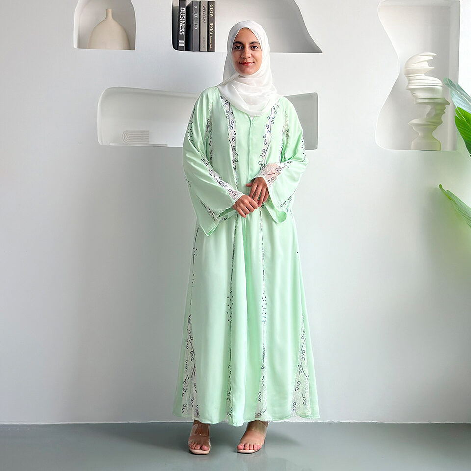 Long Sleeve Women Voile Dress