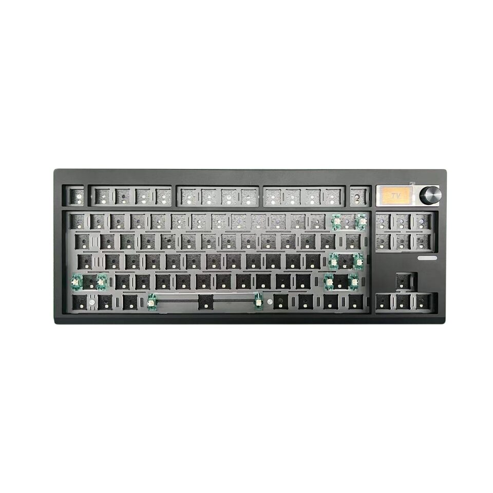 DIY Mechanical Keyboard Kit With Knob Supports Hot