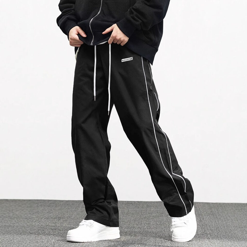 Men's Fashionable Retro Leisure Tappered Trousers Loose Cargo